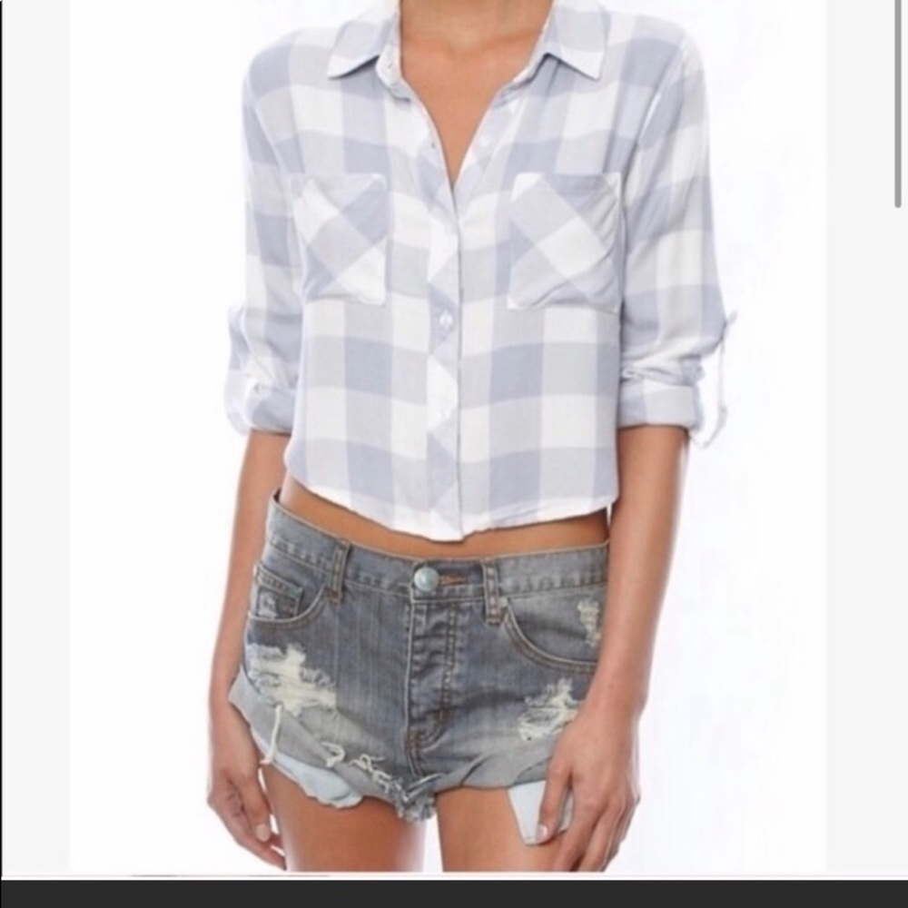 Rails Cropped Flannel